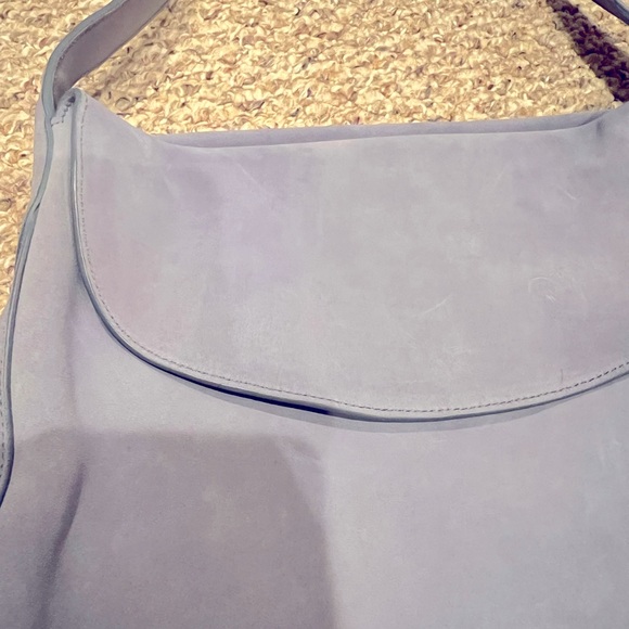 Prada Hand Bag Blue Suede Leather 2443256 - Picture 4 of 16